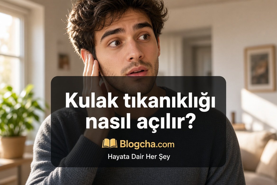 Kulak tıkanıklığı nasıl açılır