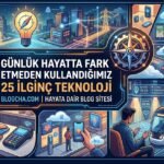 kullandığımız teknolojiler